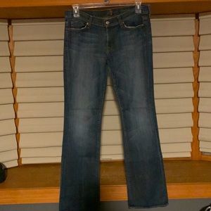 7 for all mankind size 31 bootcut jeans